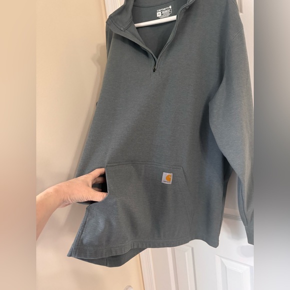 Carhartt Relaxed Fit Heavyweight Longsleeve 1/2 Zip Thermal Shirt sz:2XL - Picture 11 of 12